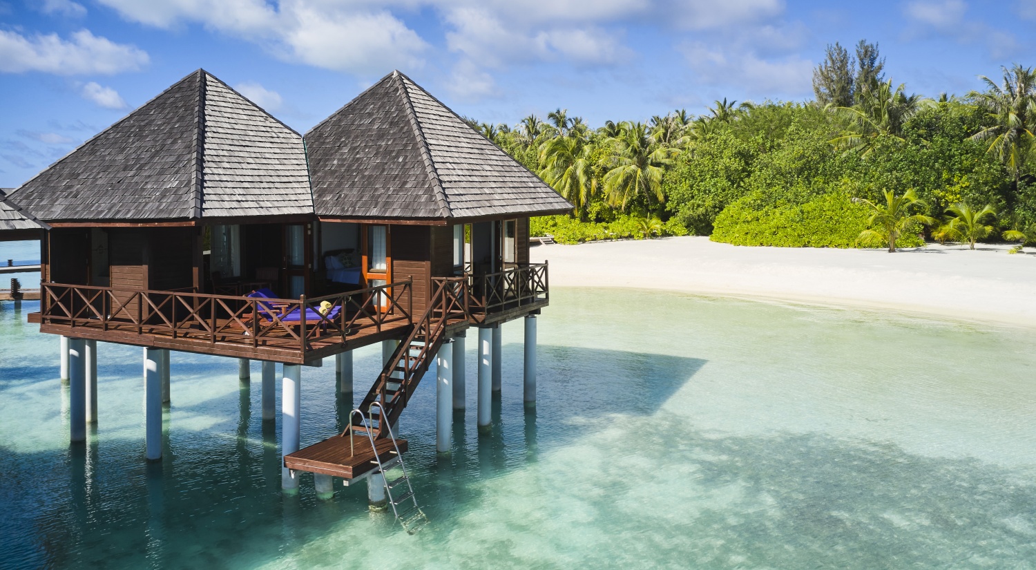 Водная вилла отеля SUN SIYAM OLHUVELI MALDIVES (EX. OLHUVELI BEACH RESORT) Водная вилла