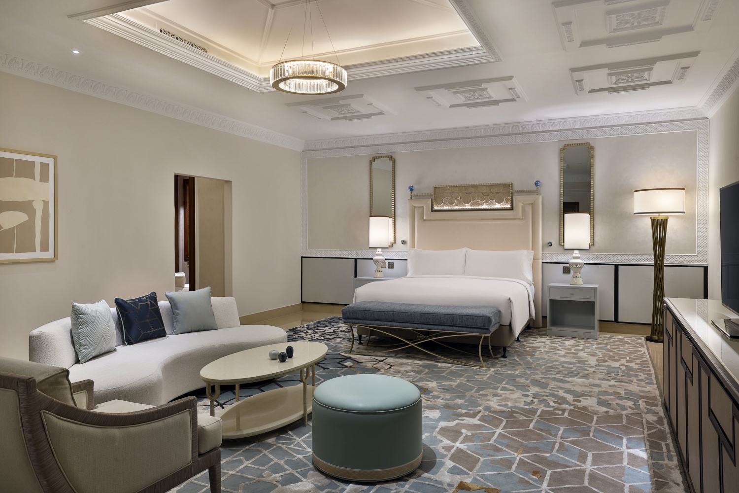 Люкс с видом на океан отеля WALDORF ASTORIA RAS AL KHAIMAH Люкс с видом на океан