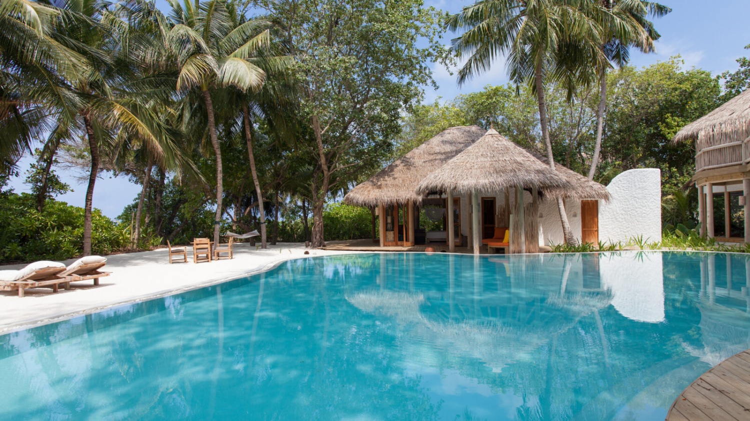 Резиденция с тремя спальнями (Вилла 14) отеля SONEVA FUSHI RESORT & SPA Резиденция с тремя спальнями (Вилла 14)