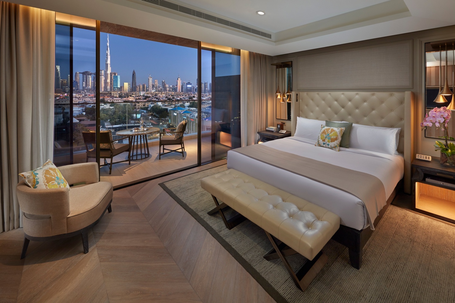 Люкс Skyline View отеля MANDARIN ORIENTAL JUMEIRA DUBAI Люкс Skyline View