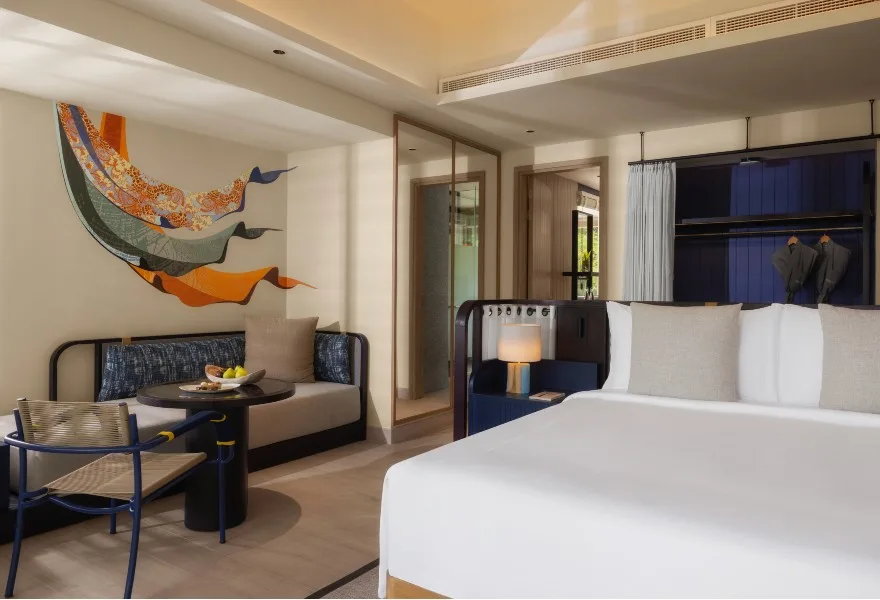 Павильон с двумя спальнями и видом на пляж отеля AVANI+ FARES MALDIVES RESORT Павильон с двумя спальнями и видом на пляж