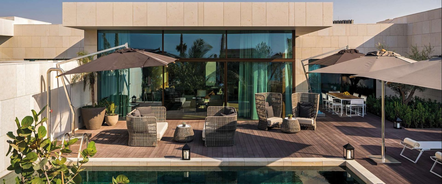 Вилла с двумя спальнями и видом на пляж отеля BVLGARI RESORT & RESIDENCES DUBAI Вилла с двумя спальнями и видом на пляж
