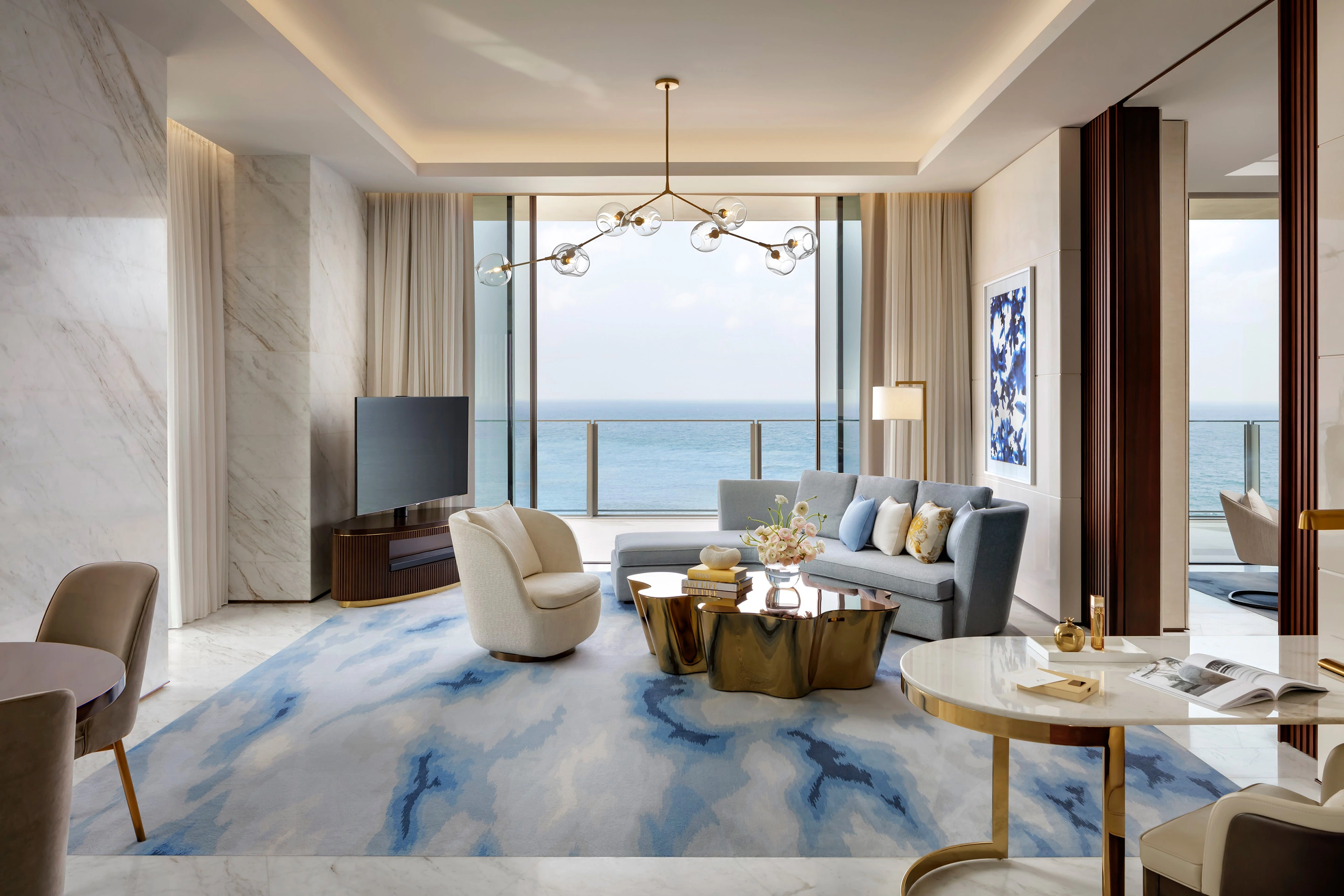 Люкс Sky Pool Villa с видом на море отеля ATLANTIS THE ROYAL Люкс Sky Pool Villa с видом на море