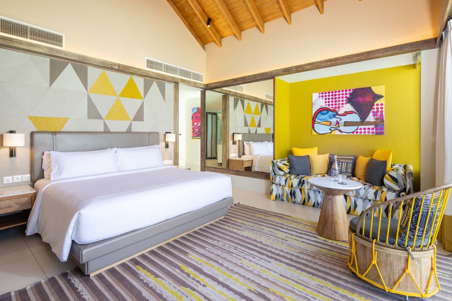Водная вилла Platinum отеля HARD ROCK HOTEL MALDIVES Водная вилла Platinum