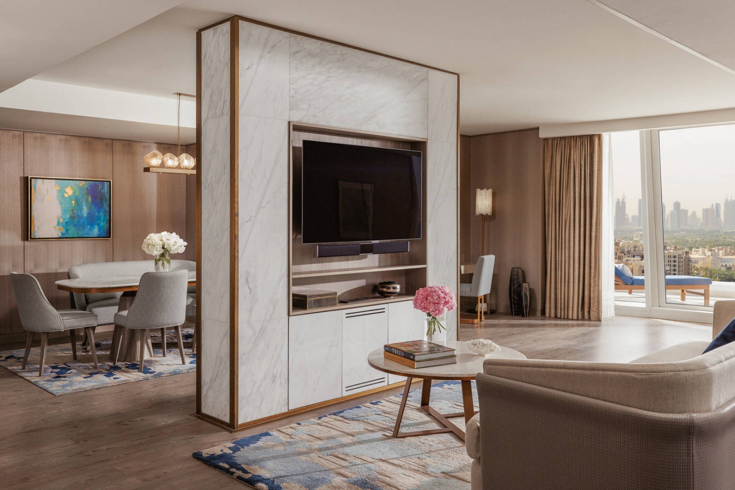 Люкс Ocean с тремя спальнями отеля JUMEIRAH BEACH HOTEL Люкс Ocean с тремя спальнями