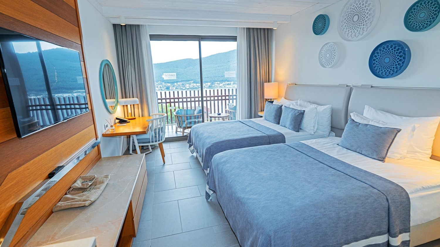 Стандартный номер с видом на море отеля TITANIC LUXURY COLLECTION BODRUM (EX. TITANIC DELUXE BODRUM) Стандартный номер с видом на море