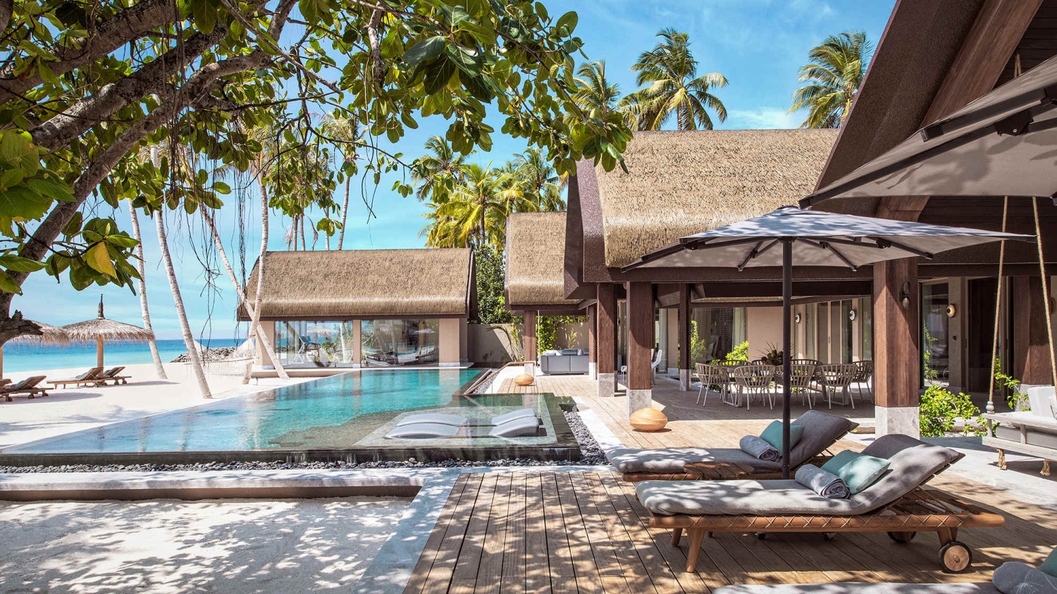 Резиденция Wellbeing Beach с тремя спальнями и бассейном отеля JOALI BEING Резиденция Wellbeing Beach с тремя спальнями и бассейном