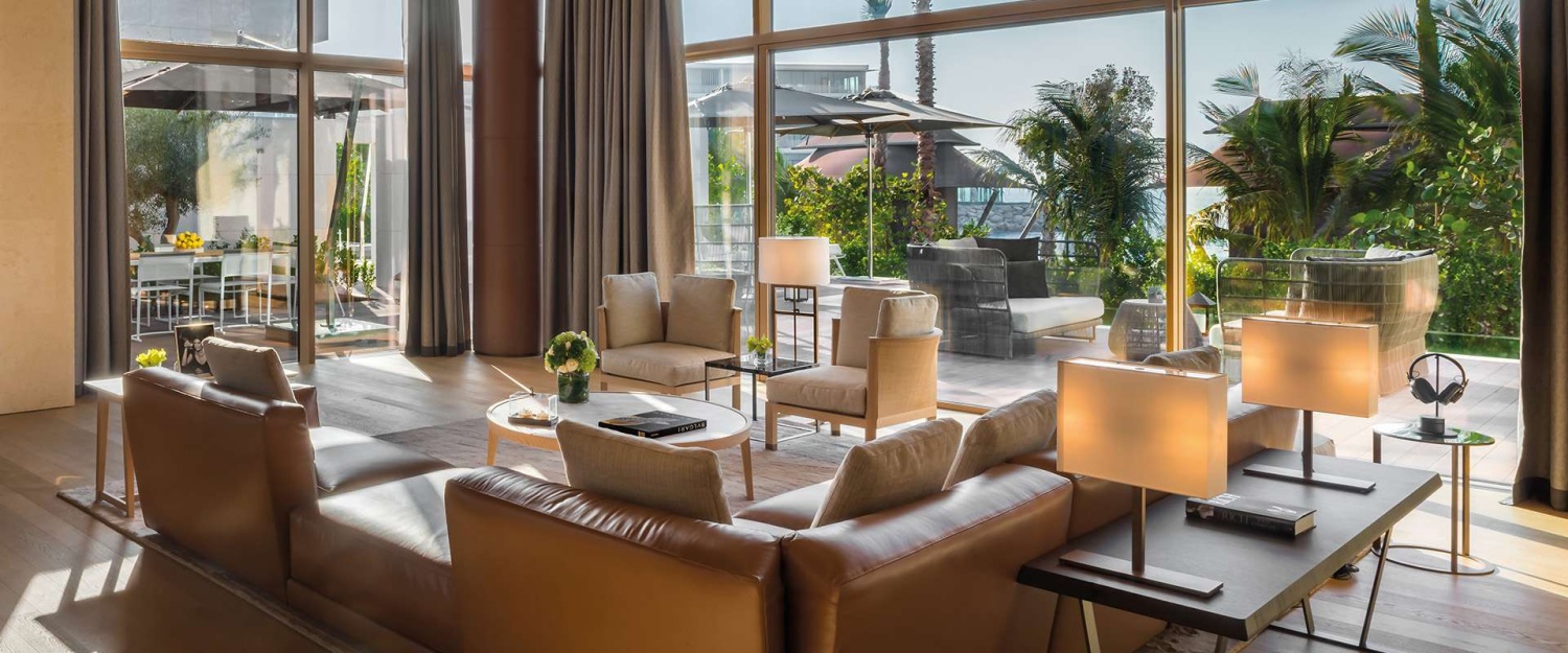 Вилла с видом на пляж отеля BVLGARI RESORT & RESIDENCES DUBAI Вилла с видом на пляж
