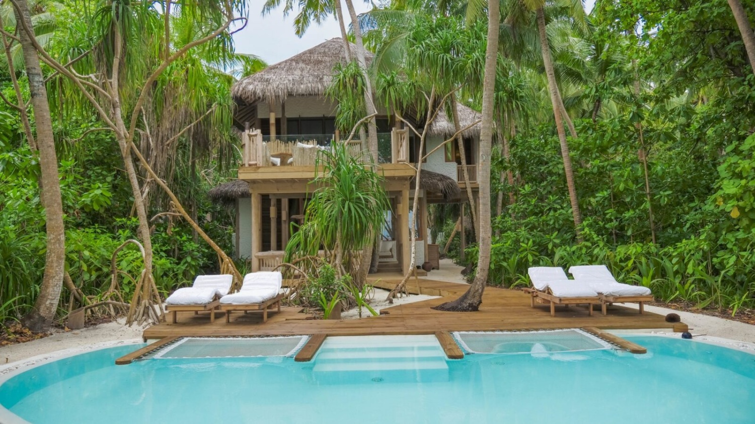 Вилла с двумя спальнями (Вилла 70) отеля SONEVA FUSHI RESORT & SPA Вилла с двумя спальнями (Вилла 70)