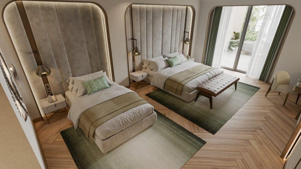 Трёхместный номер Swim-Up отеля XO CAPE ARNNA RESORT Трёхместный номер Swim-Up