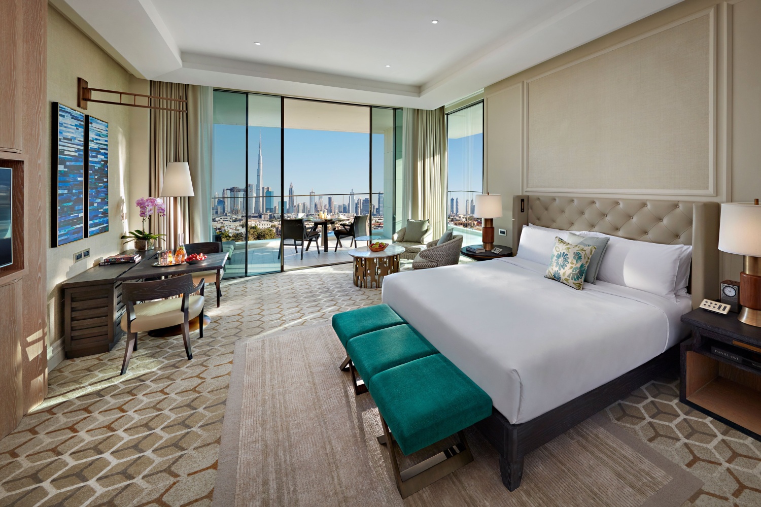 Номер Mandarin с панорамным видом отеля MANDARIN ORIENTAL JUMEIRA DUBAI Номер Mandarin с панорамным видом