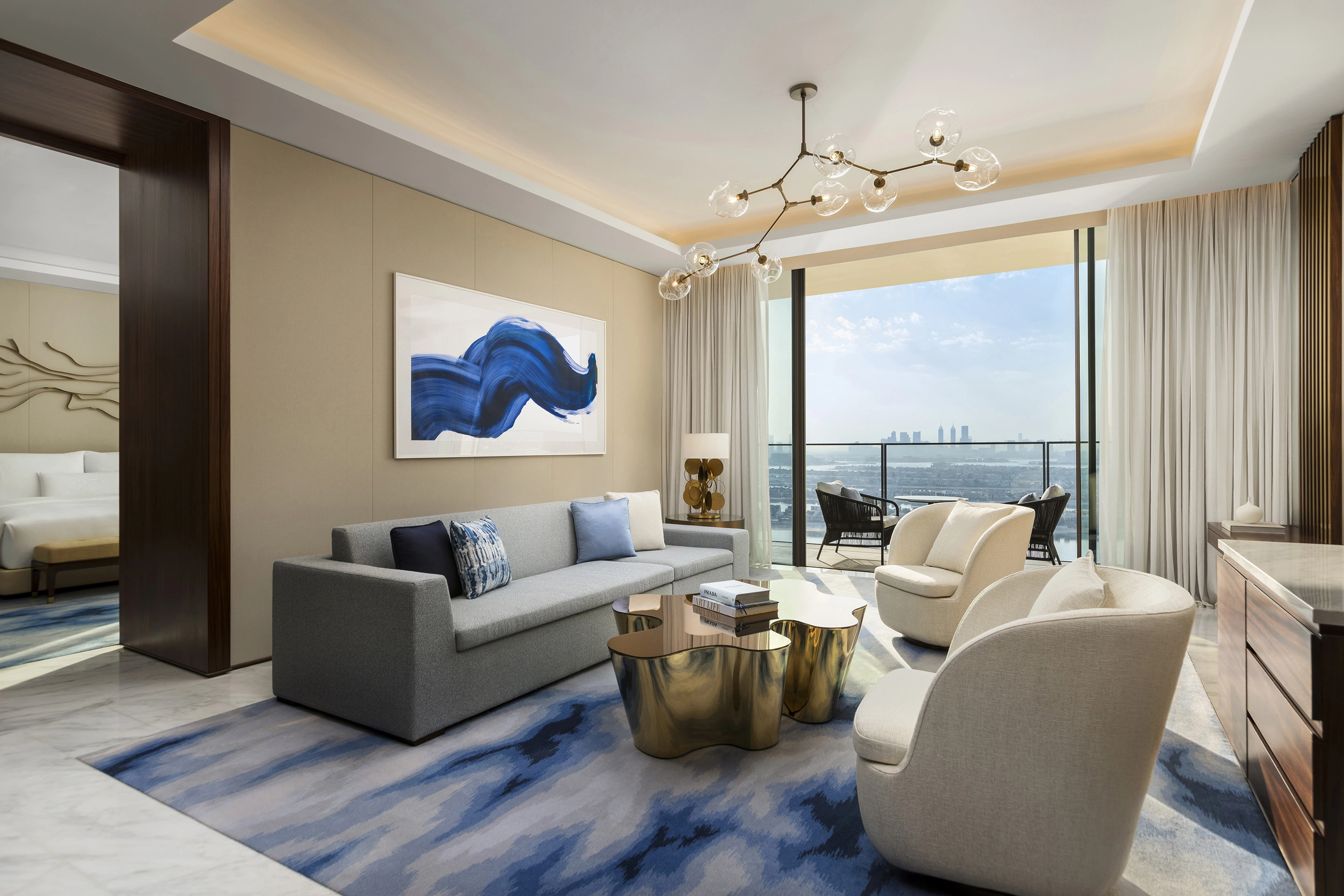 Люкс Sky Terrace с двумя спальнями отеля ATLANTIS THE ROYAL Люкс Sky Terrace с двумя спальнями