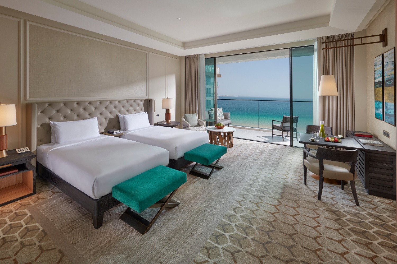 Номер Premier с видом на море отеля MANDARIN ORIENTAL JUMEIRA DUBAI Номер Premier с видом на море
