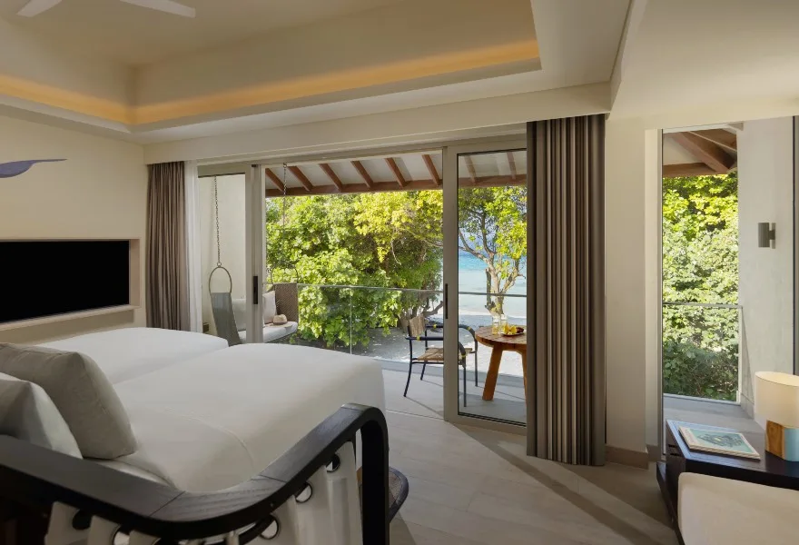 Павильон с двумя спальнями и видом на океан отеля AVANI+ FARES MALDIVES RESORT Павильон с двумя спальнями и видом на океан