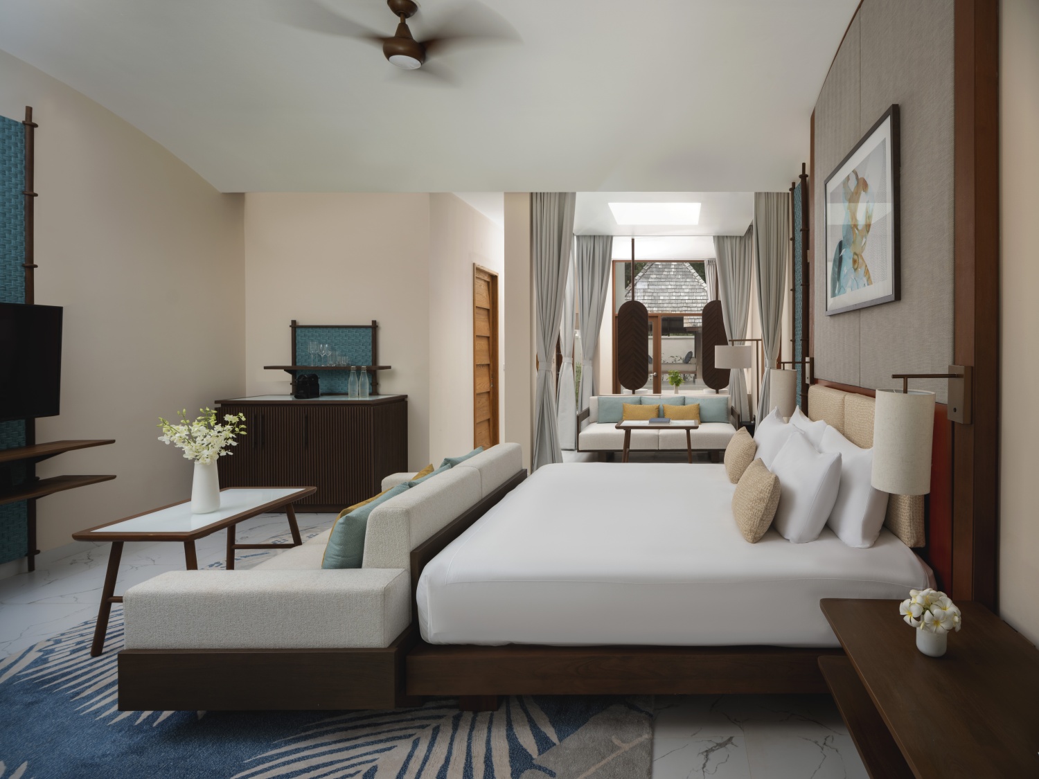 Пляжная вилла отеля CONRAD MALDIVES RANGALI ISLAND Пляжная вилла