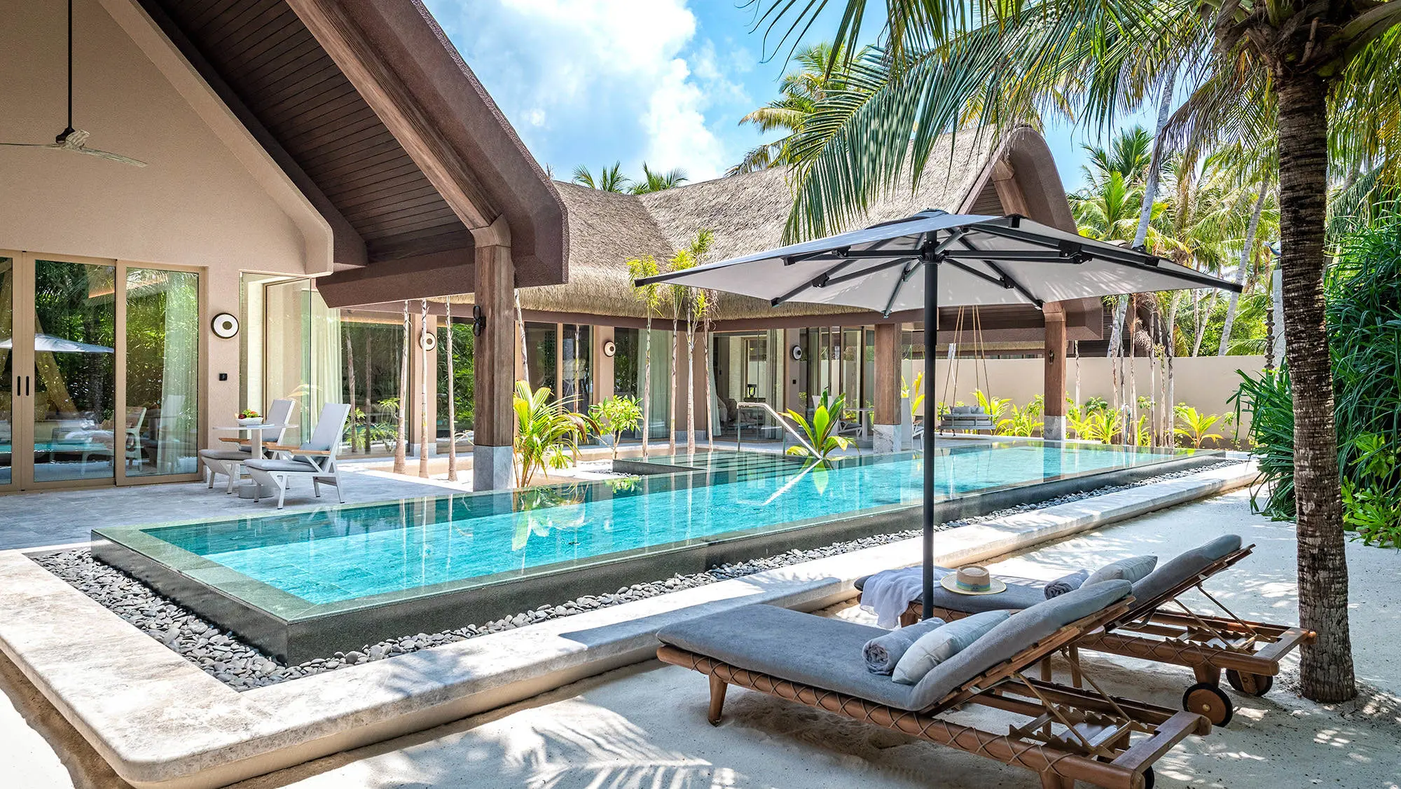 Резиденция Wellbeing Beach с двумя спальнями и бассейном отеля JOALI BEING Резиденция Wellbeing Beach с двумя спальнями и бассейном